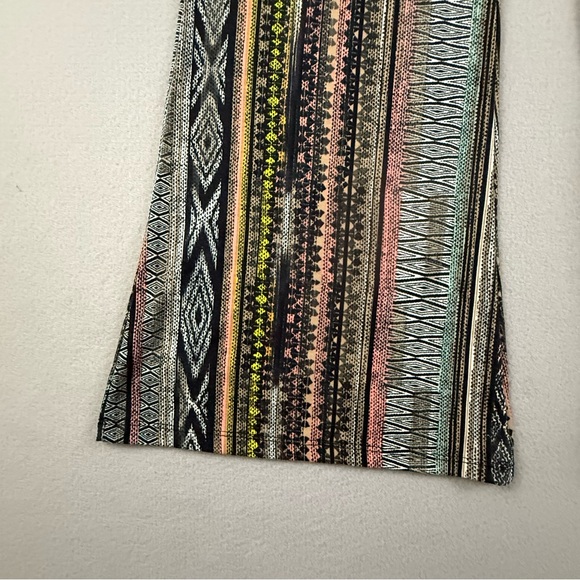 Lily White Plazzo Pants Women's‎ Large Multicolor Patterned Wide Leg Multicolor - Picture 6 of 12